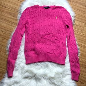 Ralph Lauren 100% Cotton cable knit sweater